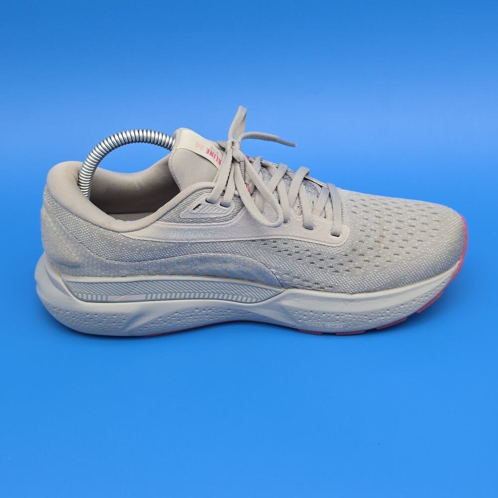 Brooks Adrenaline GTS 24 Gray Women’s 9.5 2A Narrow Alloy/White/Zephyr - Picture 7 of 12